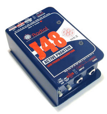 Radial J48 Aktive DI-Box Radial J48 Aktive DI-Box