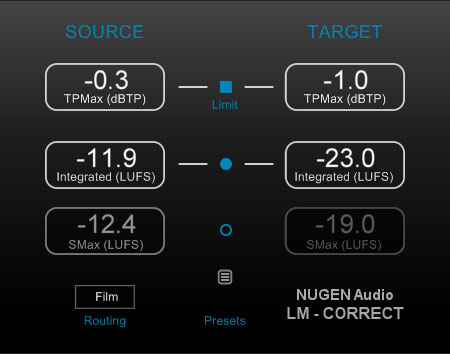 Nugen Audio VisLM-H 2 und LM-Correct 2 Bundle