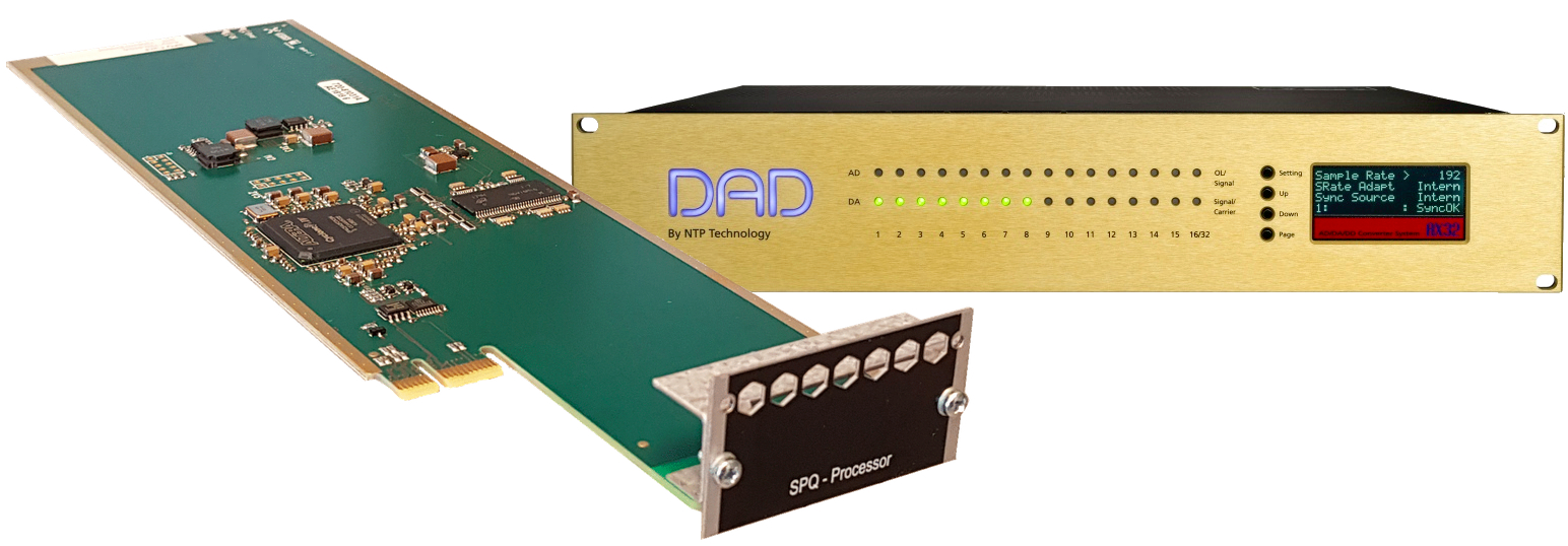 DAD 128 ch. SPQ - Speaker EQ and delay Card DAD 128 ch. SPQ - Speaker EQ and delay Card