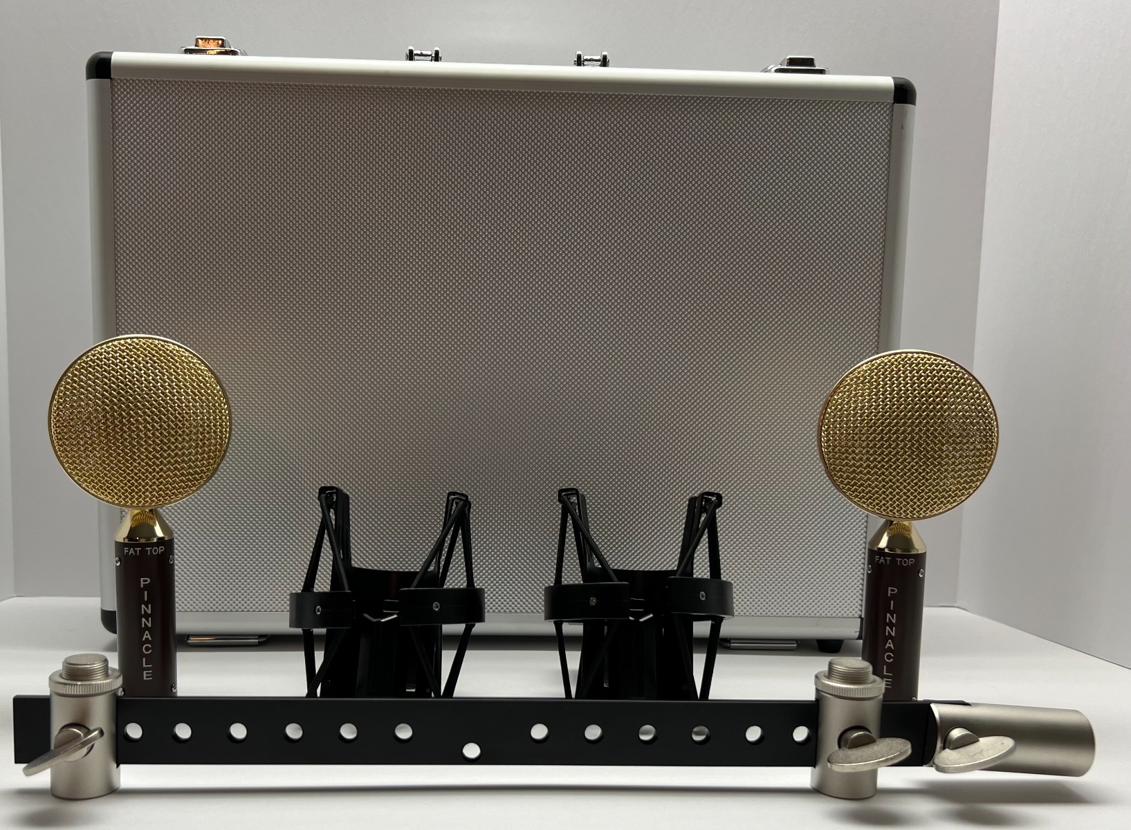 Pinnacle Microphones Fat Top Brown Stereo Pair Pinnacle Microphones Fat Top Brown Stereo Pair