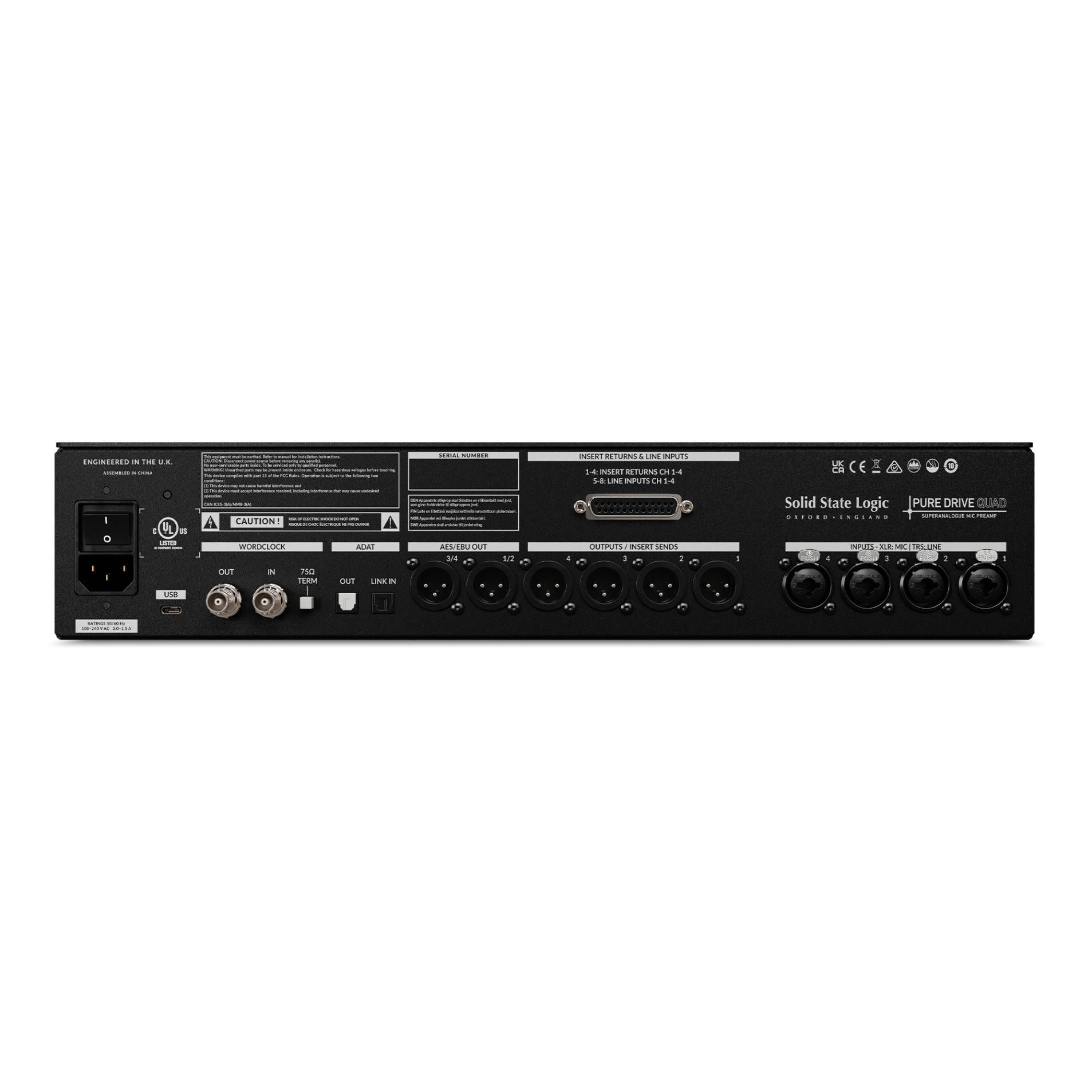 Solid State Logic SSL Pure Drive Quad Solid State Logic SSL Pure Drive Quad