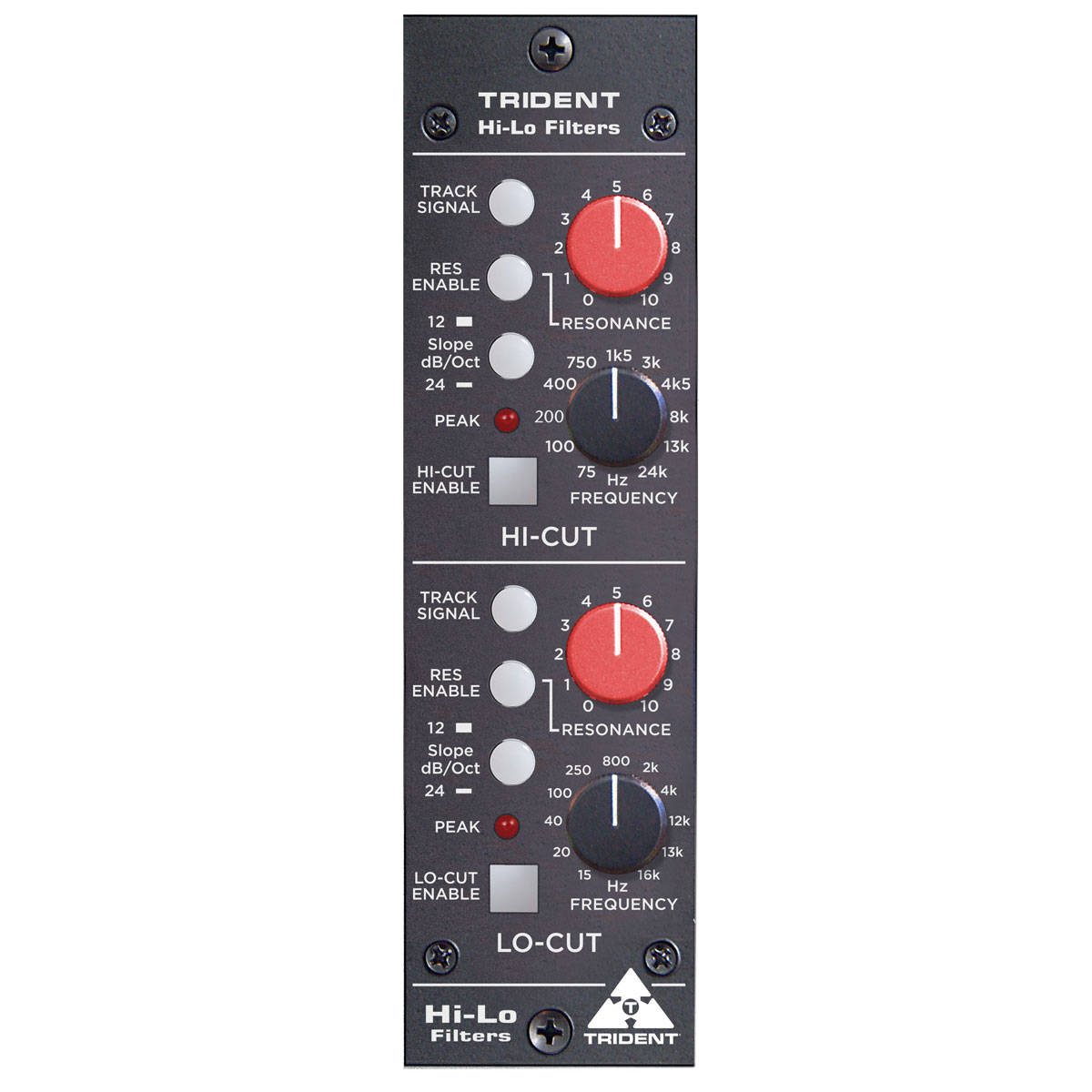 Trident Audio Hi-Lo 500 Tracking Filters Trident Audio Hi-Lo 500 Tracking Filters