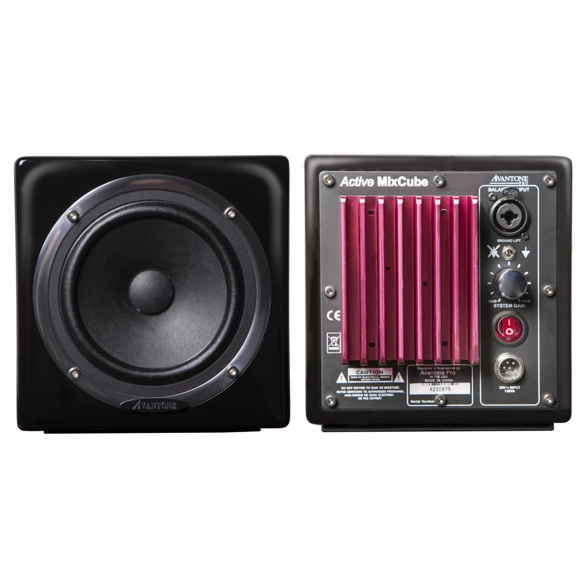 Avantone Pro Mixcube Active Black (Pair) Avantone Pro Mixcube Active Black (Pair)