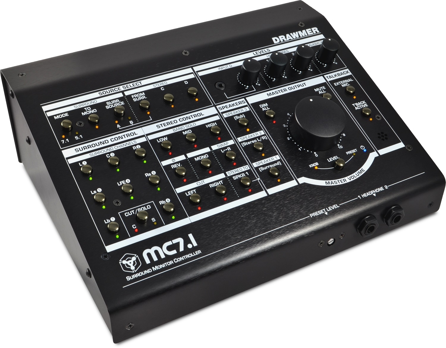 Drawmer MC7.1 - Surround Monitor Controller Drawmer MC7.1 - Surround Monitor Controller