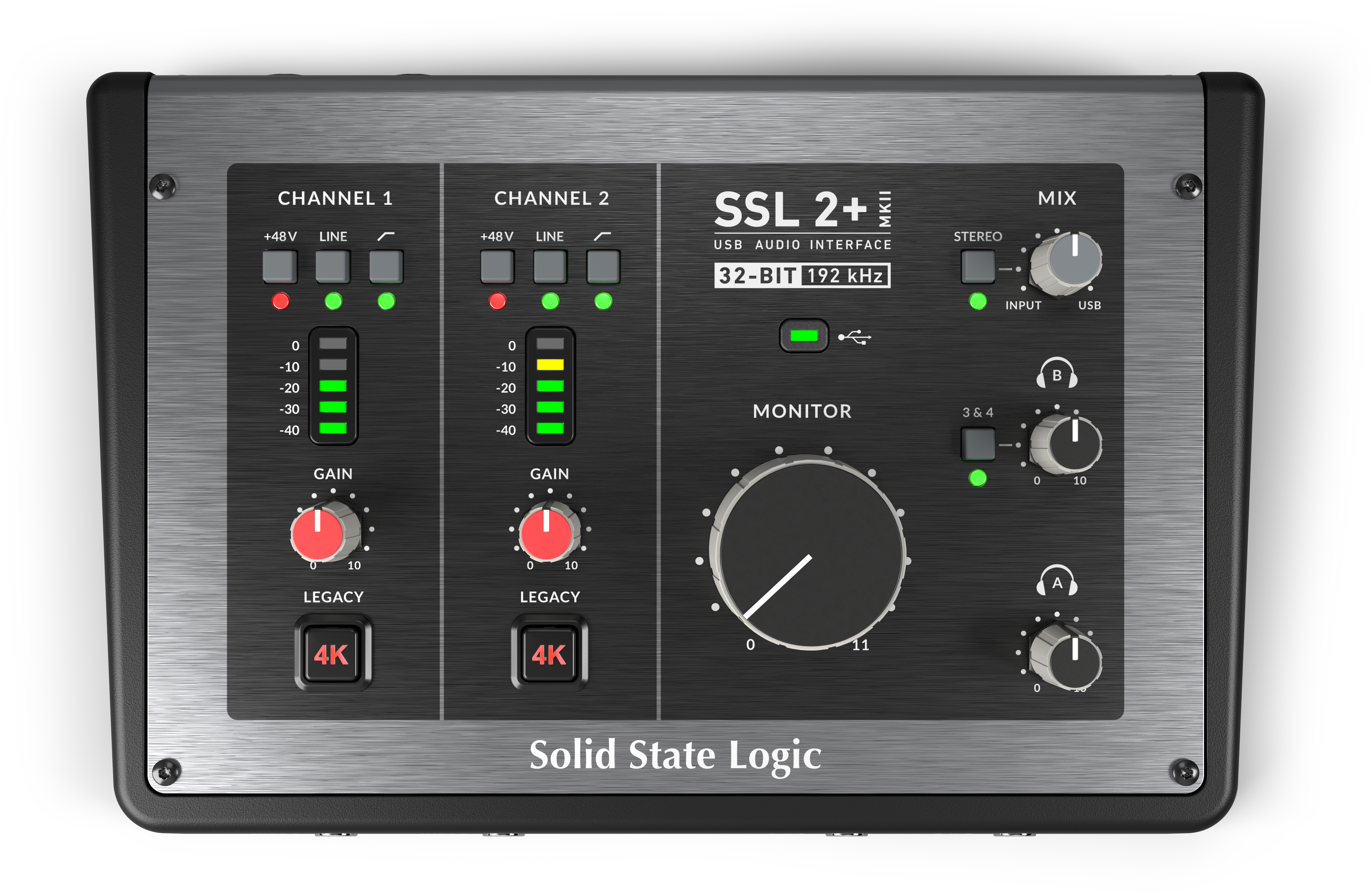 Solid State Logic SSL 2+ MKII USB Audio Interface Solid State Logic SSL 2+ MKII USB Audio Interface
