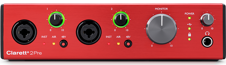 Focusrite Clarett+ 2Pre Focusrite Clarett+ 2Pre