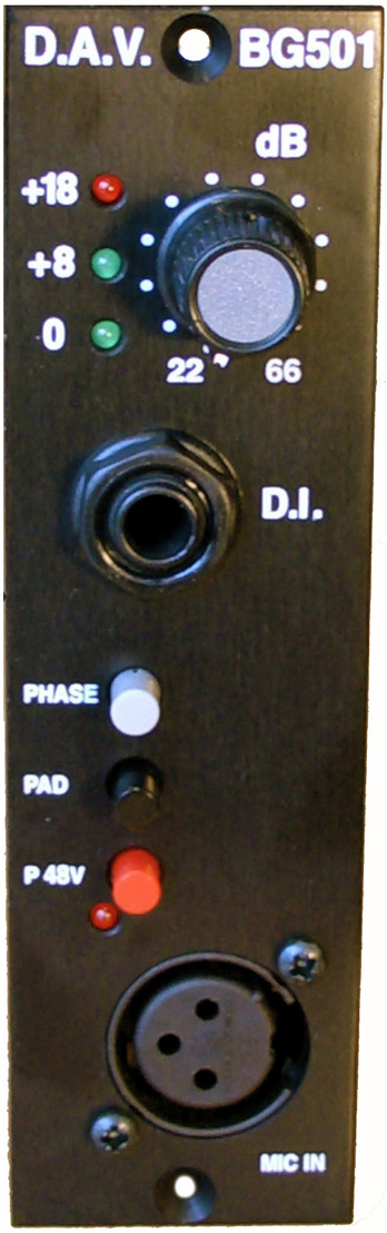 DAV Electronics BG No. 501 DAV Electronics BG No. 501