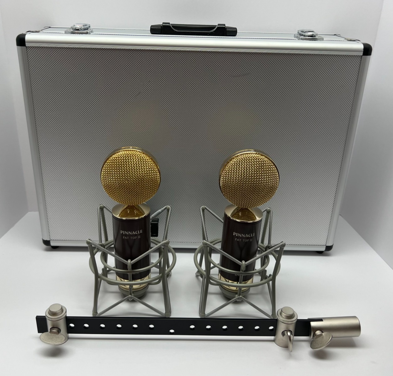 Pinnacle Microphones Fat Top II Brown w/Lundahl Stereo Pair Pinnacle Microphones Fat Top II Brown w/Lundahl Stereo Pair