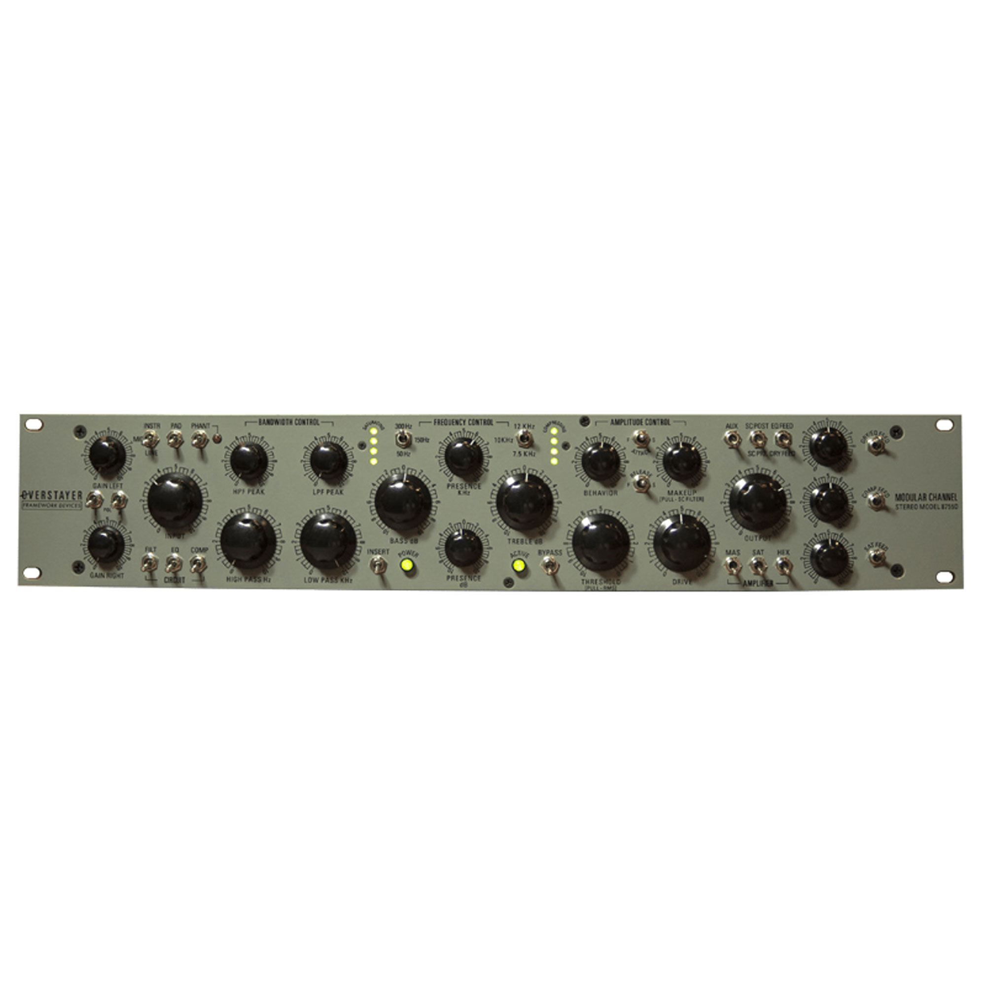 Overstayer MODULAR CHANNEL STEREO MODEL 8755DM-LI Overstayer MODULAR CHANNEL STEREO MODEL 8755DM-LI