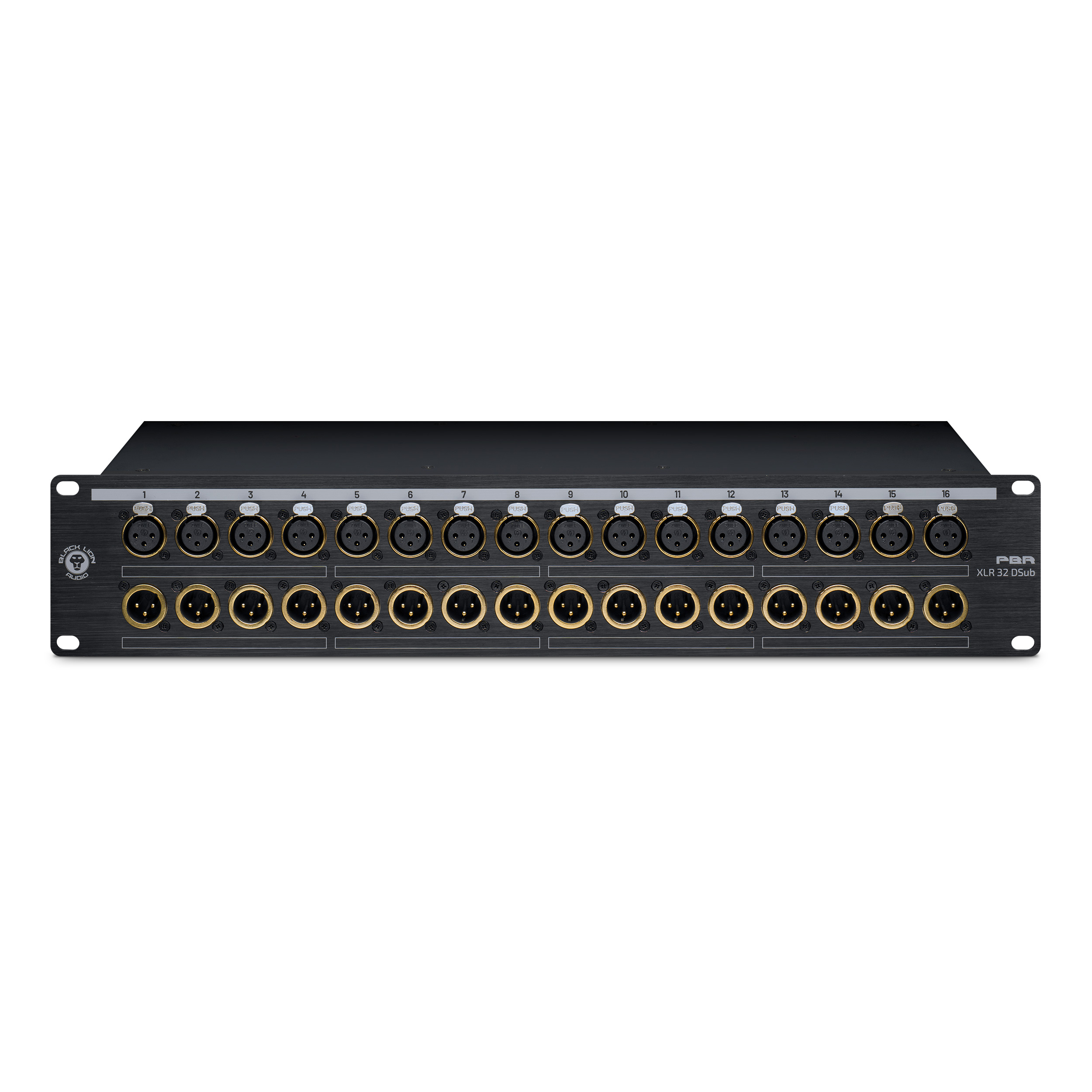 Black Lion Audio PBR XLR 32 D-sub Patchbay Black Lion Audio PBR XLR 32 D-sub Patchbay