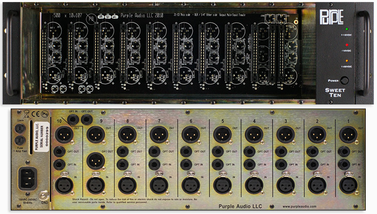 Purple Audio Sweet Ten Rack Purple Audio Sweet Ten Rack