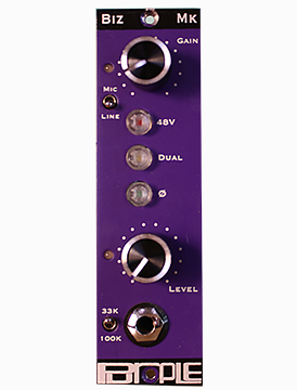 Purple Audio BIZ MK - Mic Preamp Purple Audio BIZ MK - Mic Preamp