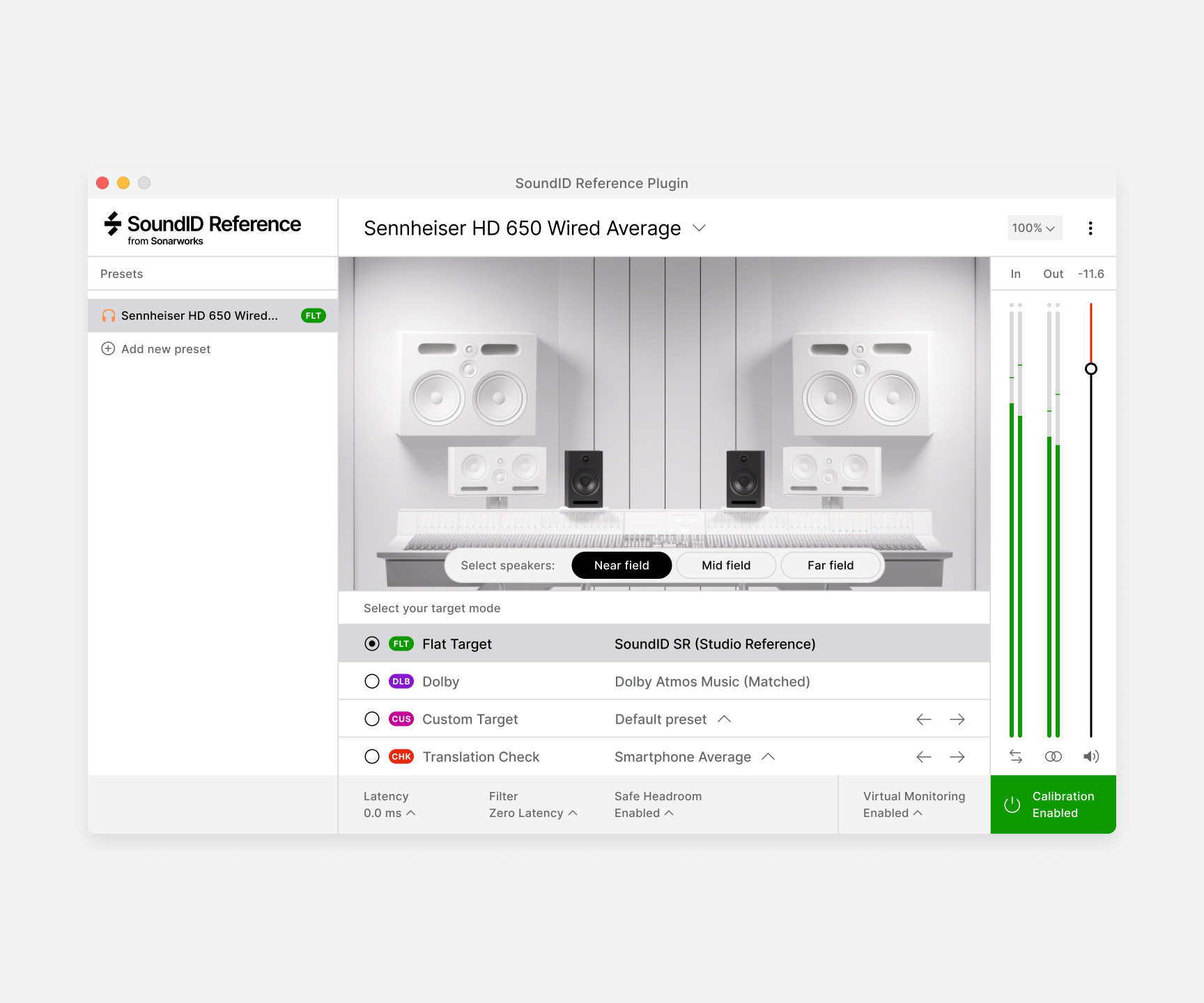 Sonarworks SoundID Reference Virtual Monitoring